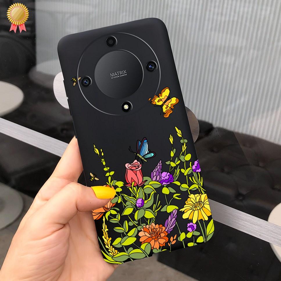 Luxury Case For Honor X9a Soft TPU Capa COOL New Cute Animal Painted Back Coque For Honor X9a X8A X7A 9XA 8XA 7XA  Bumper Bags