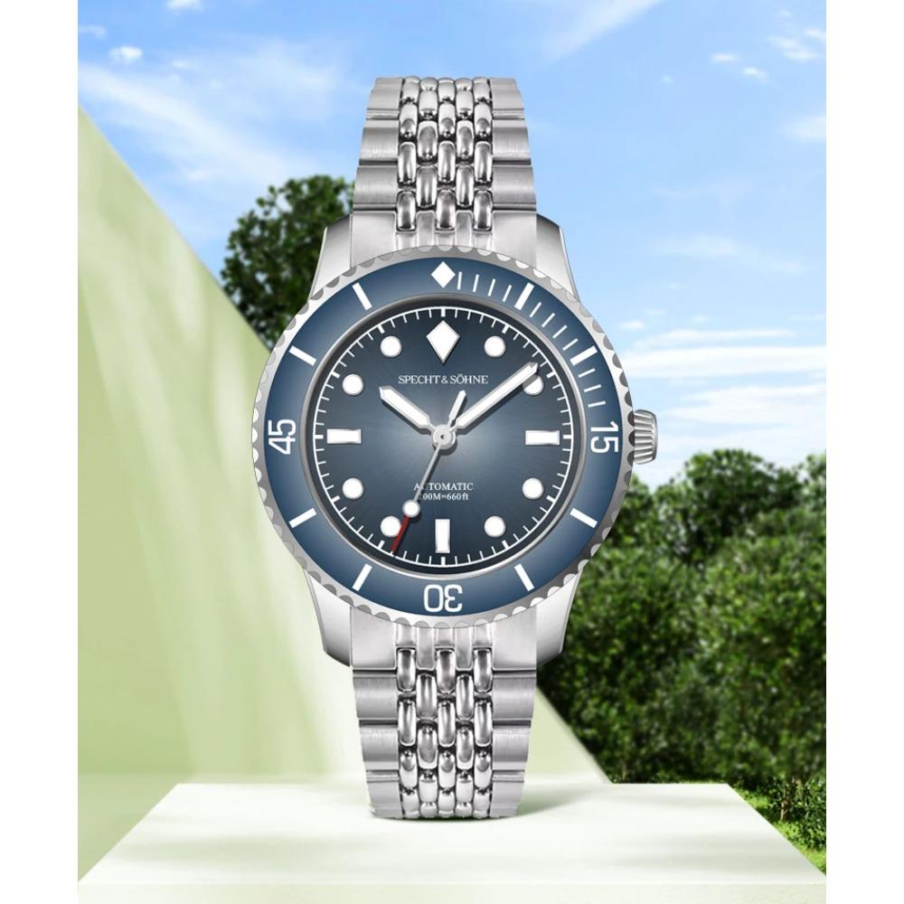 2026 New Specht & Söhne Dive Watch Miyota 8215 Mechanical Watches Bubble Domed Sapphire Crystal BGW9 Luminous 200M Waterproof