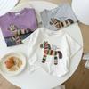 Boy Or Girl Casual Cartoon Pony Short-sleeved T-shirt For Summer, Cute Children's Top
