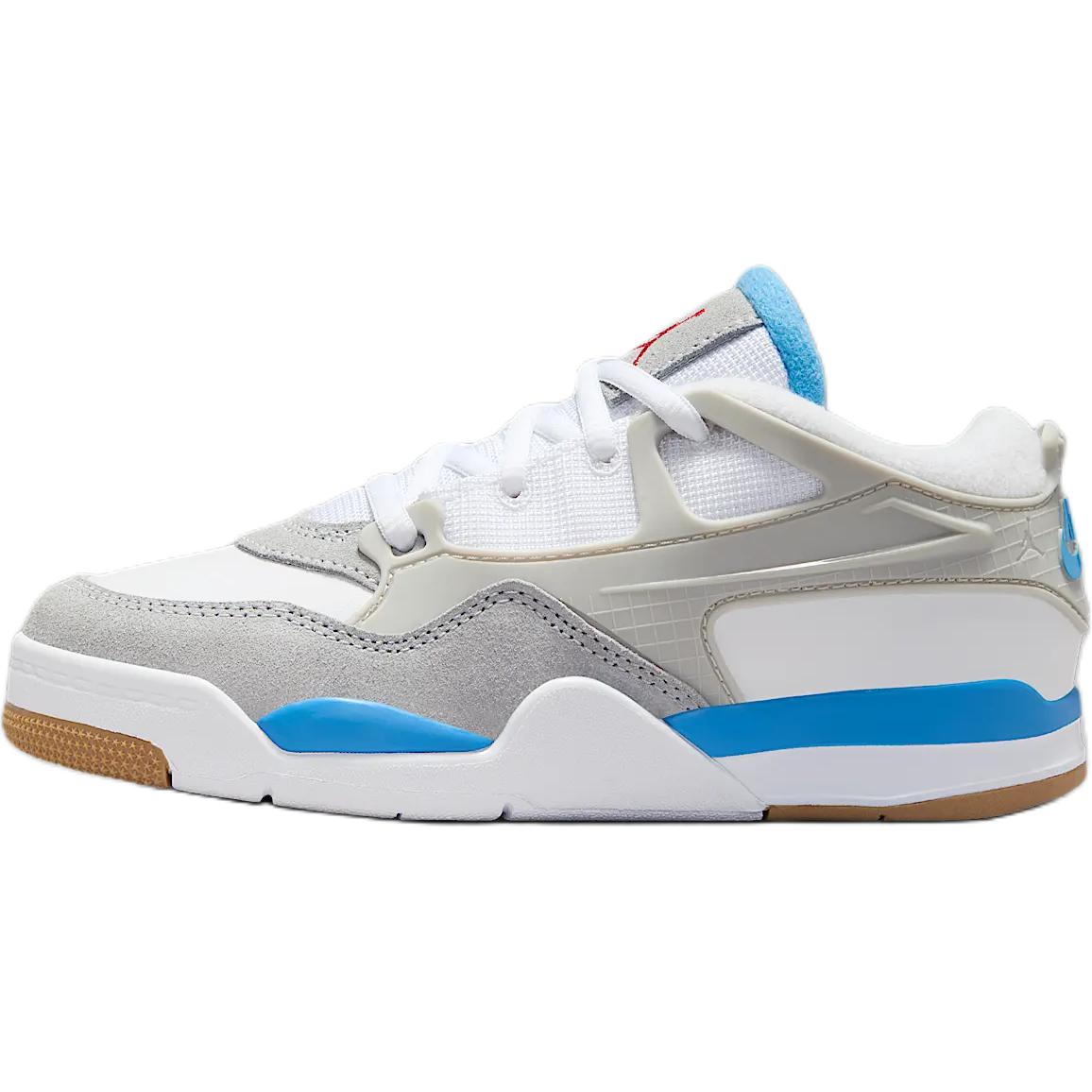 Air Jordan 4 RM PS White Legend Blue Kids Casual Shoes FQ7936-104 35