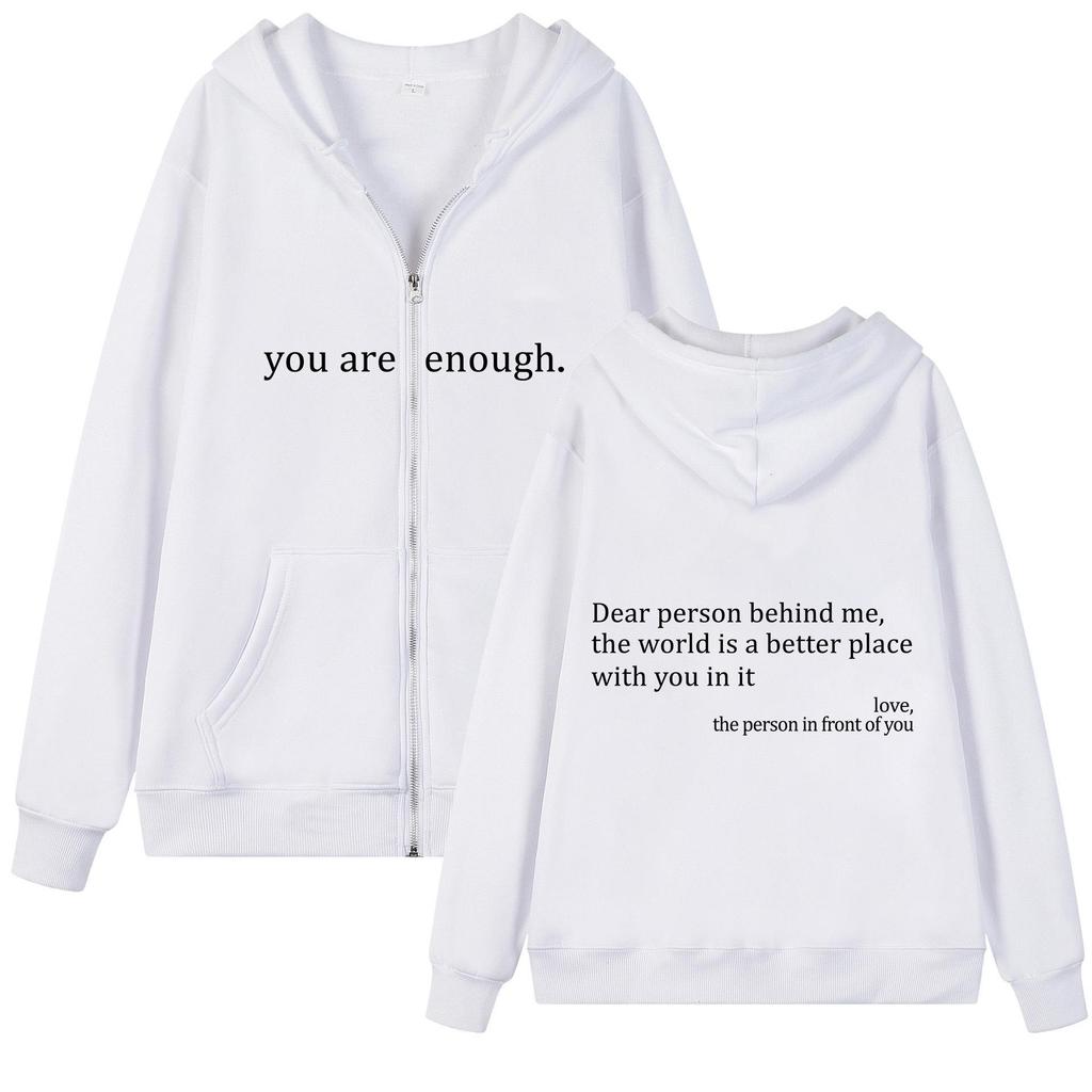 Women's Oversized Hooded Sweatshirt - Cute Autumn Jacket with Drawstring & Zipper for Teen Girls