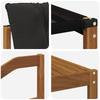 Outdoor Sofa Set with Cushions 7 pcs Natural and Black