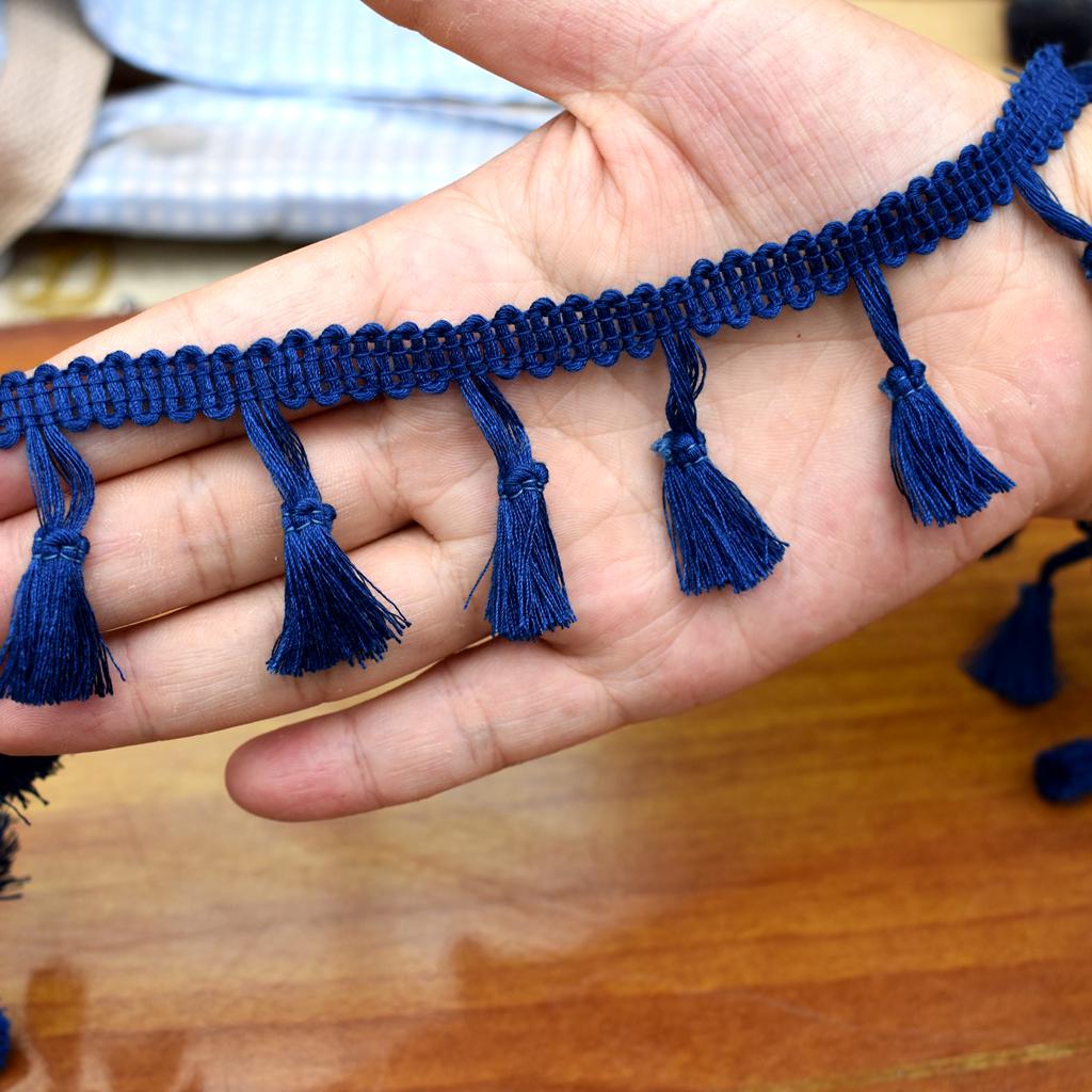 10 yardová krajka se střapcem, šířka 3 cm šicí třásně střapec lemování krajka šňůrka pletená flitr kamínková stuha