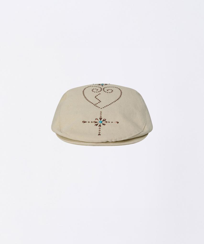 SCULPTOR Boho Stud Hunting Cap Raw