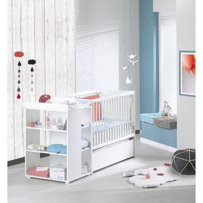 SAUTHON ELOI 3 In 1 Combined Bed 60 X 120 In 90x190 Cm - White