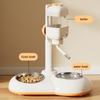 Large Dog Bowl 2 in 1 Pet Feeders Water Feeder Adjustable Height Feeder Waterer Food Container Bowl