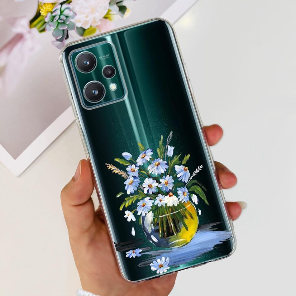 For Realme 9 Pro 5G Phone Case Realme 9Pro RMX3471 RMX3472 Elegant Printing Soft Silicone TPU Back Cover