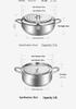304 Stainless Steel Japanese Tempura Deep Fryer Pot