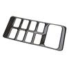Front Central Console Button Panel Cover Trim Fit for Toyota FJ Cruiser 2007 2008 2009 2010 2011-2014 LHD Black Carbon Fiber