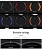 Ultra-Thin Suede Carbon Fiber Steering Wheel Cover for 11-15 Toyota Yizhi