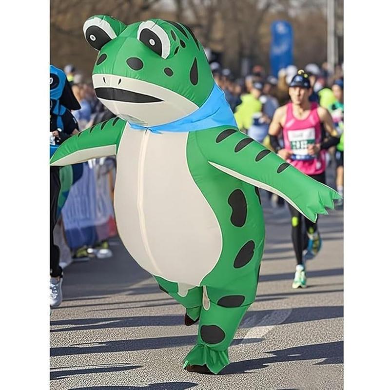 Funny Frog Costume Party Costume Cartoon Character Cosplay Costume Inflatable Costume Frog Suit