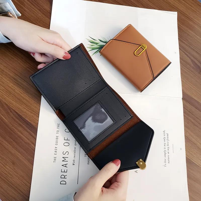 Женские универсальные короткие кошельки из искусственной кожи — фото 7