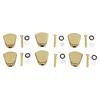 6PCS Guitar Tuner Machine Handle Tuning Key Button Head Metal Guitar Tuning Peg Button Gold