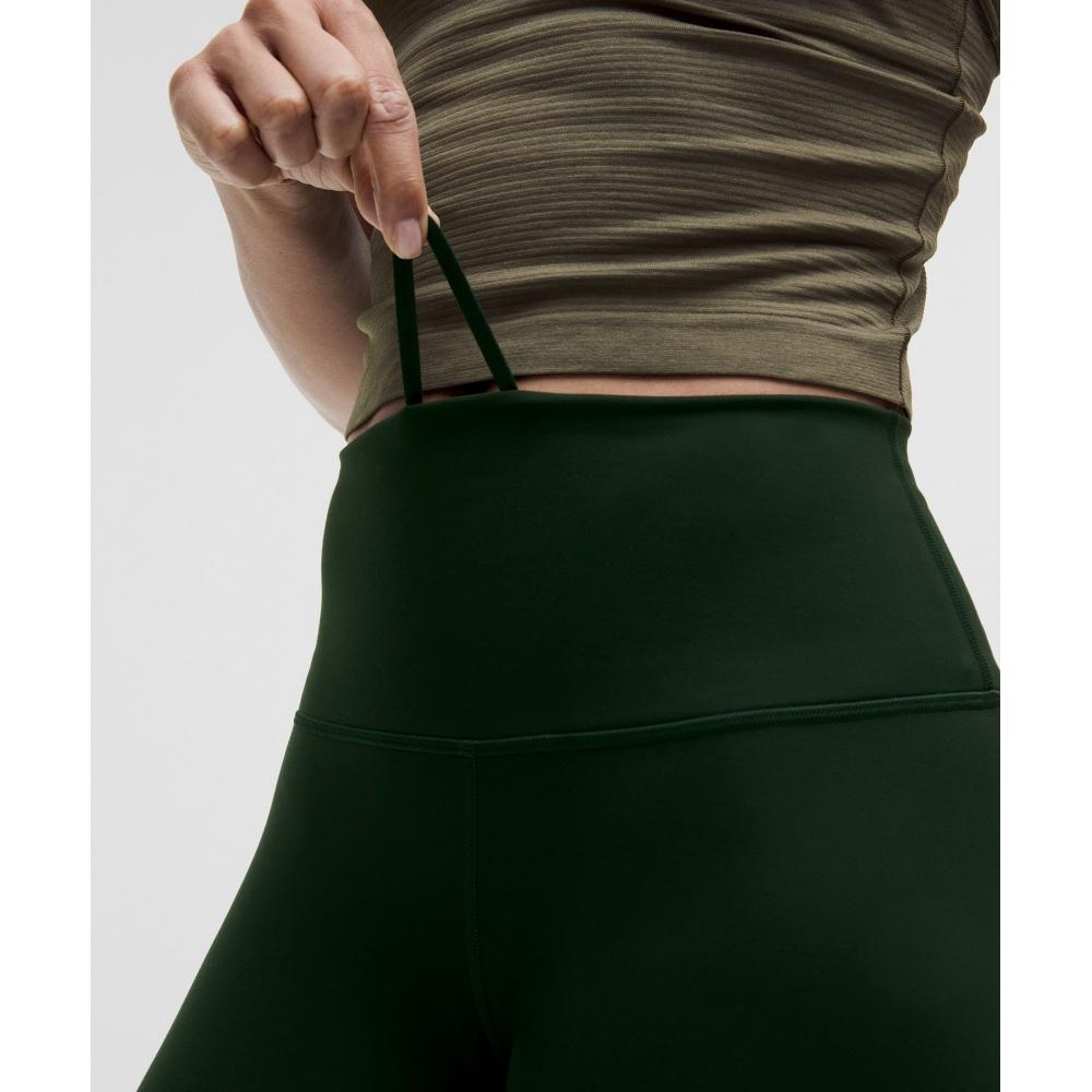 Lululemon Wunder Train High Rise Tight 28  Rainforest Green