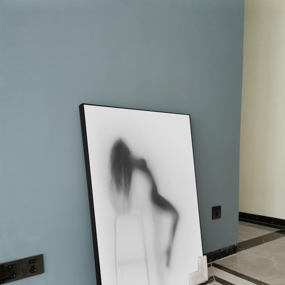 Modern Simple Style Bathroom Sexy Figure Black White Canvas Painting Abstract Body Art Picture Toilet Home Decoration Cuadros