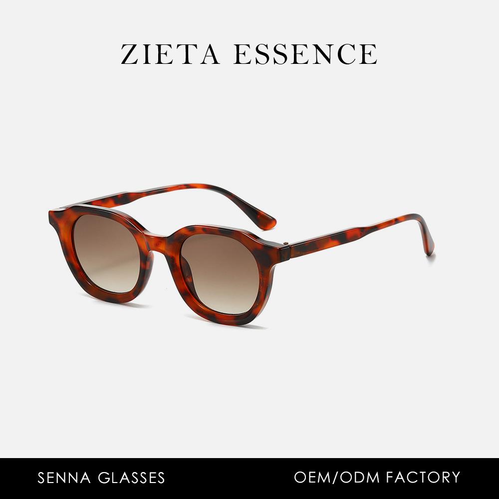 Oval Small Frame Exquisite Sunglasses Retro Simple Commuter Ol Sunglasses For Men And Women