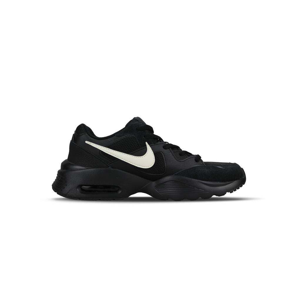 Nike Air Max Fusion Slip Resistant Abrasion Resistant Low Top Running Shoes Men's Beige Black CJ1670-001(Team882)