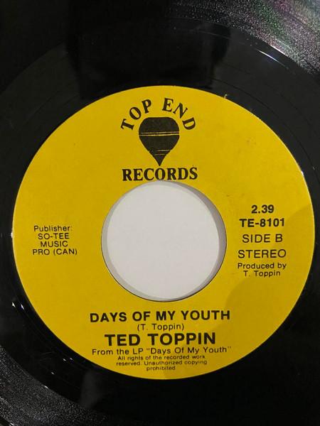 

7inch Record TED TOPPIN Gina Dear TE8101 Top End Records Canada Reggae Ska Dub Used