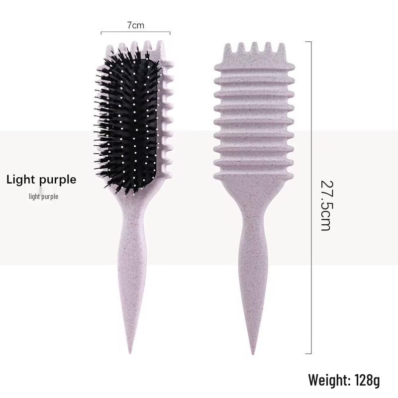 Cross-Border Curl Defining Styling Brush Comb Regular