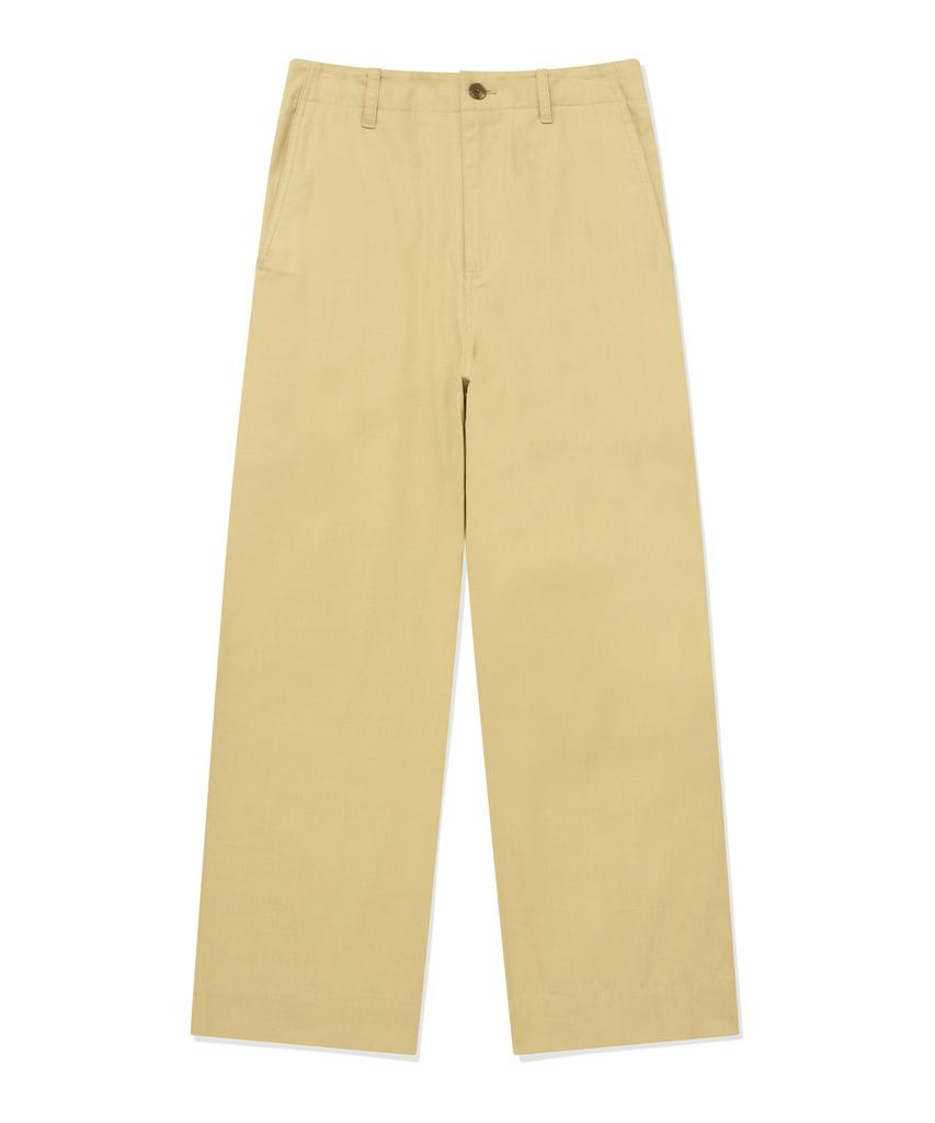 COVERNAT Covernat X Bomarket Cotton Wide Pants Yellow