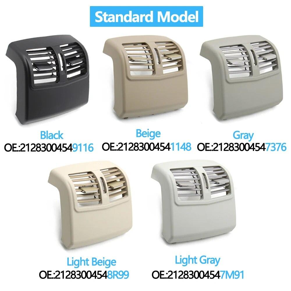Modell B Bakre Luftkonditionering AC-ventilationsgaller Utloppsskydd för Mercedes Benz W212 E-klass E200 E260 E280 E300 E320 E350 E400