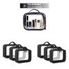 Travel Makeup Organizer Pvc Sealed Cosmetic Bag With Wall Mount For Toiletries And Accessories