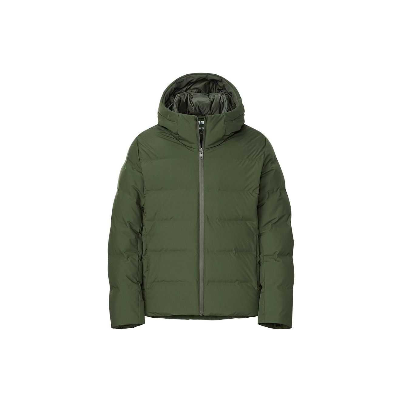 UNIQLO Solid Color Zipper Hooded Straight