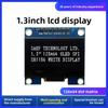 Einfarbige OLED-Display-Module, 1,3 Zoll 128*64 Auflösung 7-Pin Weiß-Blauer Bildschirm Großhandel