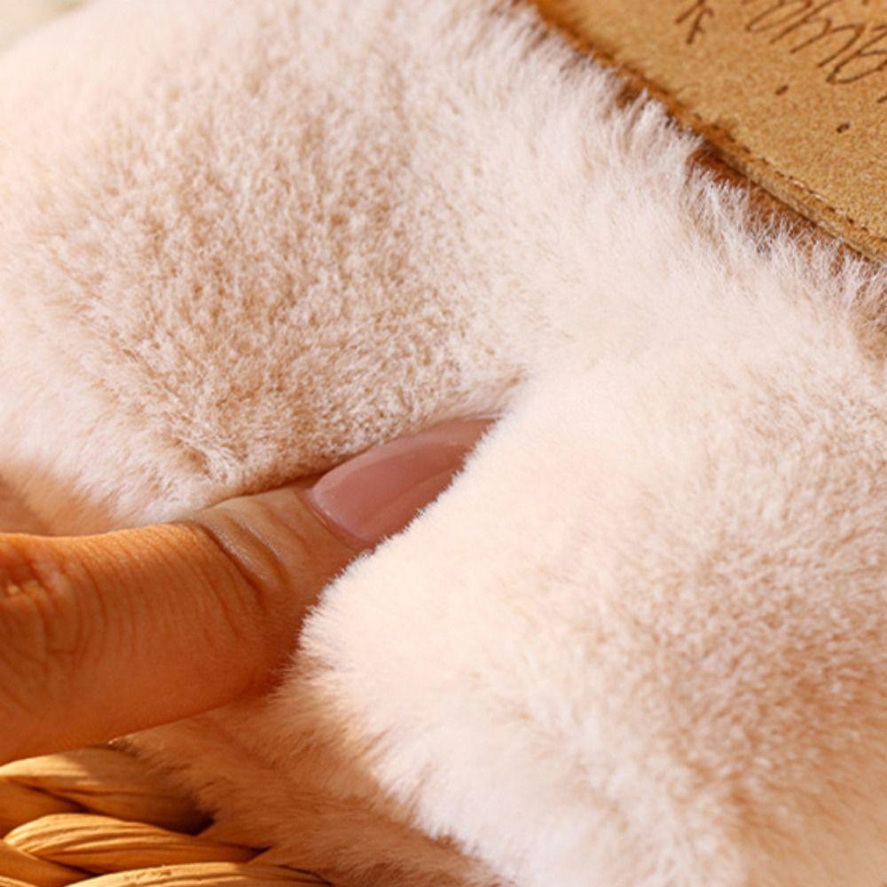 Suede Velvet Women Winter Thermal Fleece Fawn Bicycle  Gloves  Women