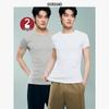 Men's Pure Cotton Crew Neck T-Shirt (2-Pack)