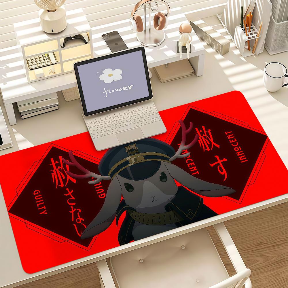 Virtual Idols MMilgram Amane Mouse Pad Anti Slip Rubber Edge Locked Thickened Laptop Gaming Desk Mat