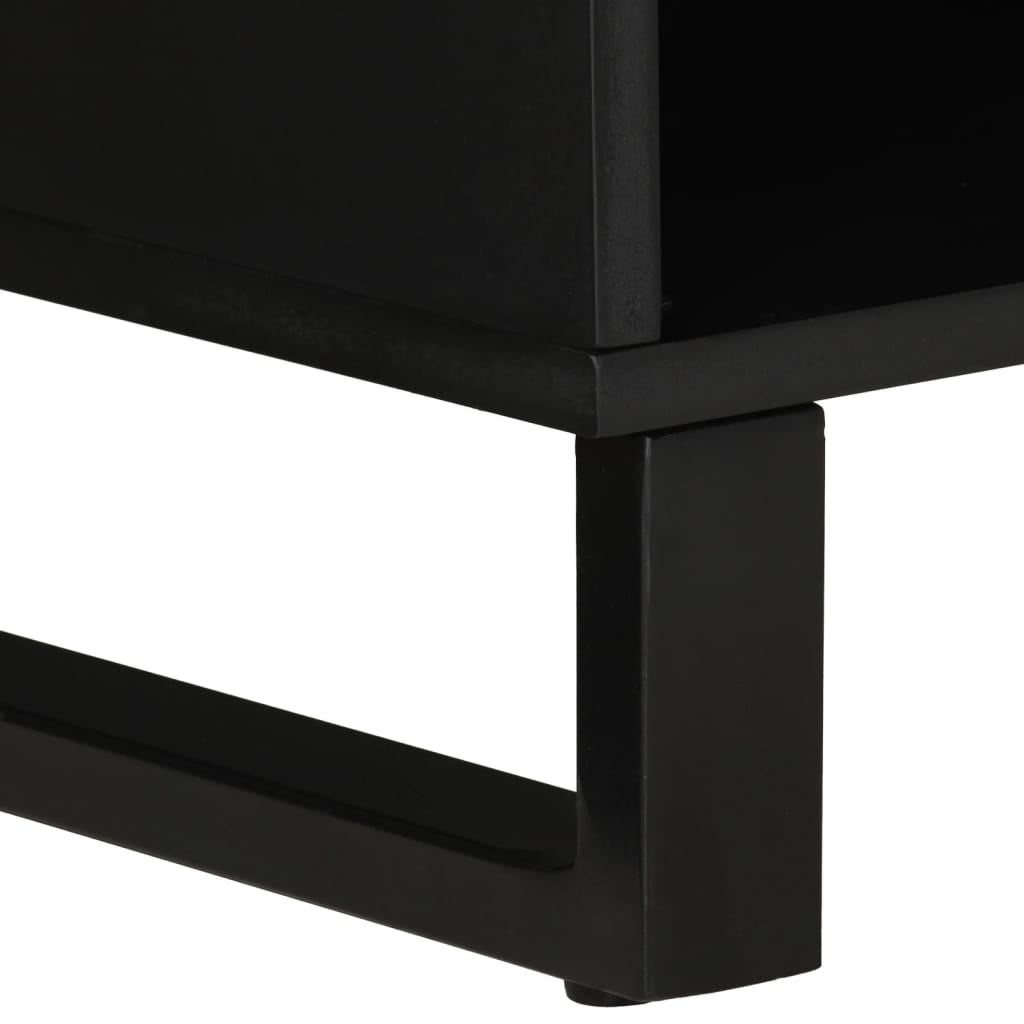 TV Cabinet 100x33x46 cm Solid Wood Mango & Engineered Wood