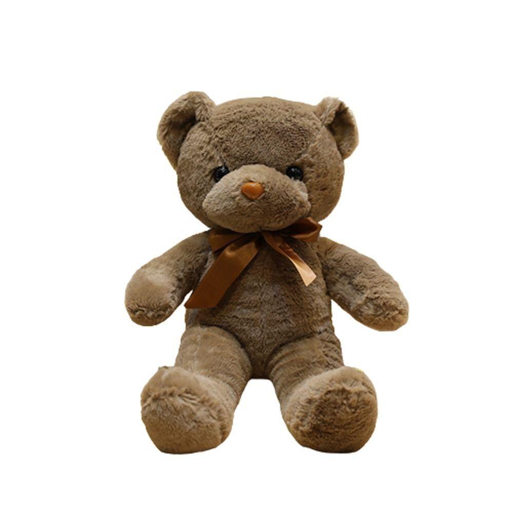 

Romantic Present Silk Bowtie Bear Plush Toys Stuffed Animal Bear Plush Toys Bear Stuffed Toys 35cm коричневий