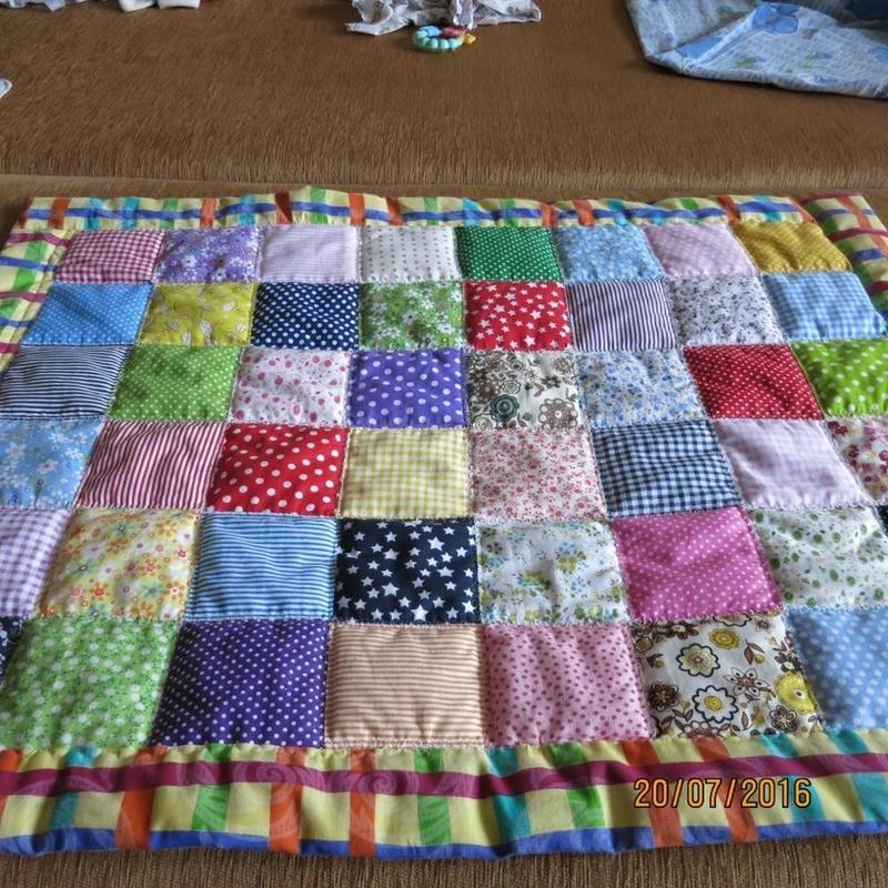 Teramila 8PCS Pack Square Multicolor Printed Cotton Fabric For Sewing Quilt Cloth Needlework Plaid Handicraft Material Patchwork