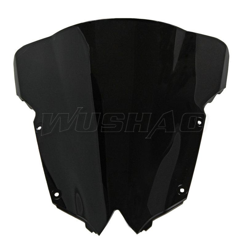 Motorcycle Windshield Windscreen Screen For 2008 2009 2010 2011 2012 2013 2014 2015 2016 Yamaha YZF-R6 YZF 600 R6 Black Iridium