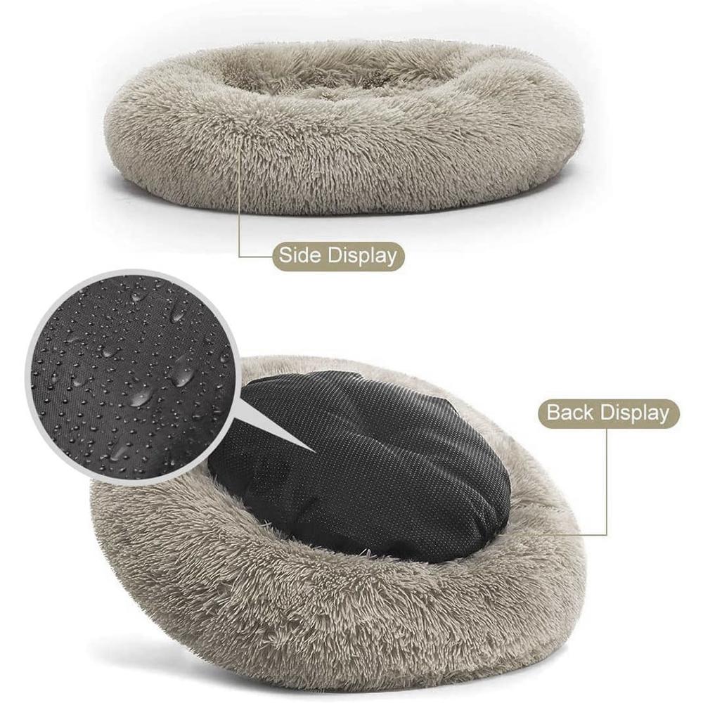 donut calming pet bed