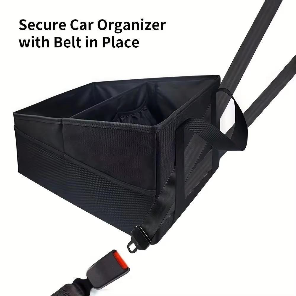 New Large Capacity Car Storage Box Space-saving Oxford Trunk Organizer Multifunctional Automotive Backseat Car Interior