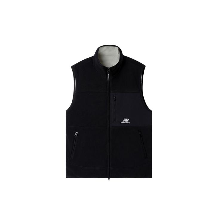 New Balance Vests Men s Black Stand Collar Moderate Other NJA35011-BK XL