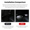 Futhope LED Under Chair Lighting Non-destructive Installation For Tesla Model Y 18-23 Night Driving Visible Car Footwell Light