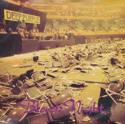 7-Zoll Schallplatte DEEP PURPLE - Black Night HAR5210 Harvest 1980 UK Rock Gebraucht