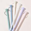 Silicone Long Reusable Straw with Straw Cover Drinking Straw Dustproof Soft Straw for Stanley 20/30/40oz Tumbler