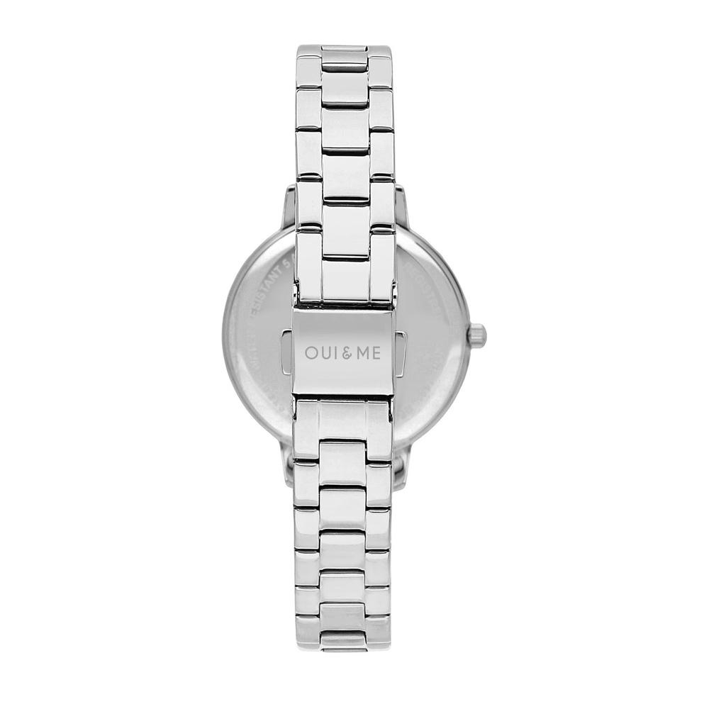 Oui & Me Fleurette Stainless Steel Rose Gold Dial Quartz ME010371 Women's Watch