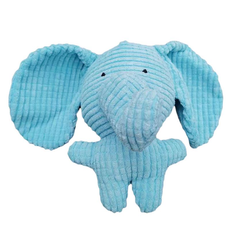 Bite-Resistant Teething Plush Dog Toy with Sound, Self-Play & Boredom Relief