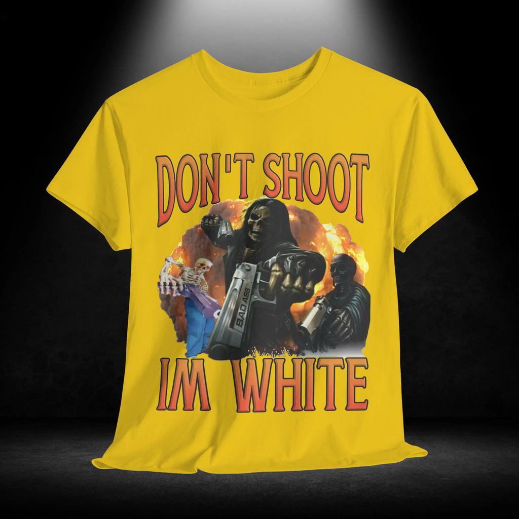 Funny Ironic Racist T Shirt Unisex Heavy Cotton Tee Sarcastic Humor Tops Novelty Offensive Graphic Clothing Anti Discrimination