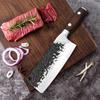 Kitchen Knives Cleaver Meat Chopping Vegetables Butcher Knife Wooden Handle Chef Cleaver Knives Hand Forged Blade Chinese Knives