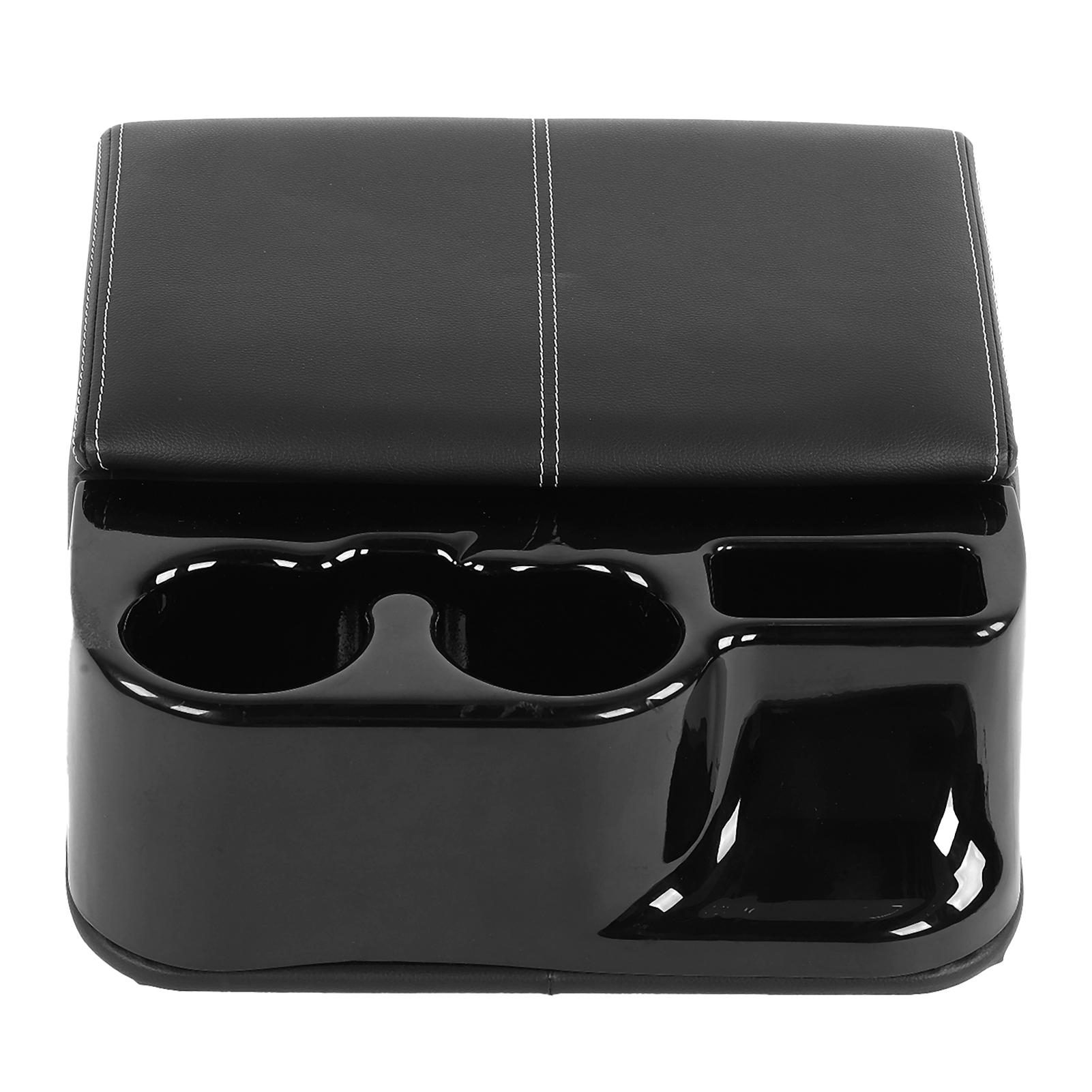 

Подлокотник, кожаная подставка для отдыха, краска для выпечки, с двумя держателями для стаканов, подставка для портсигара, подходит для HIACE