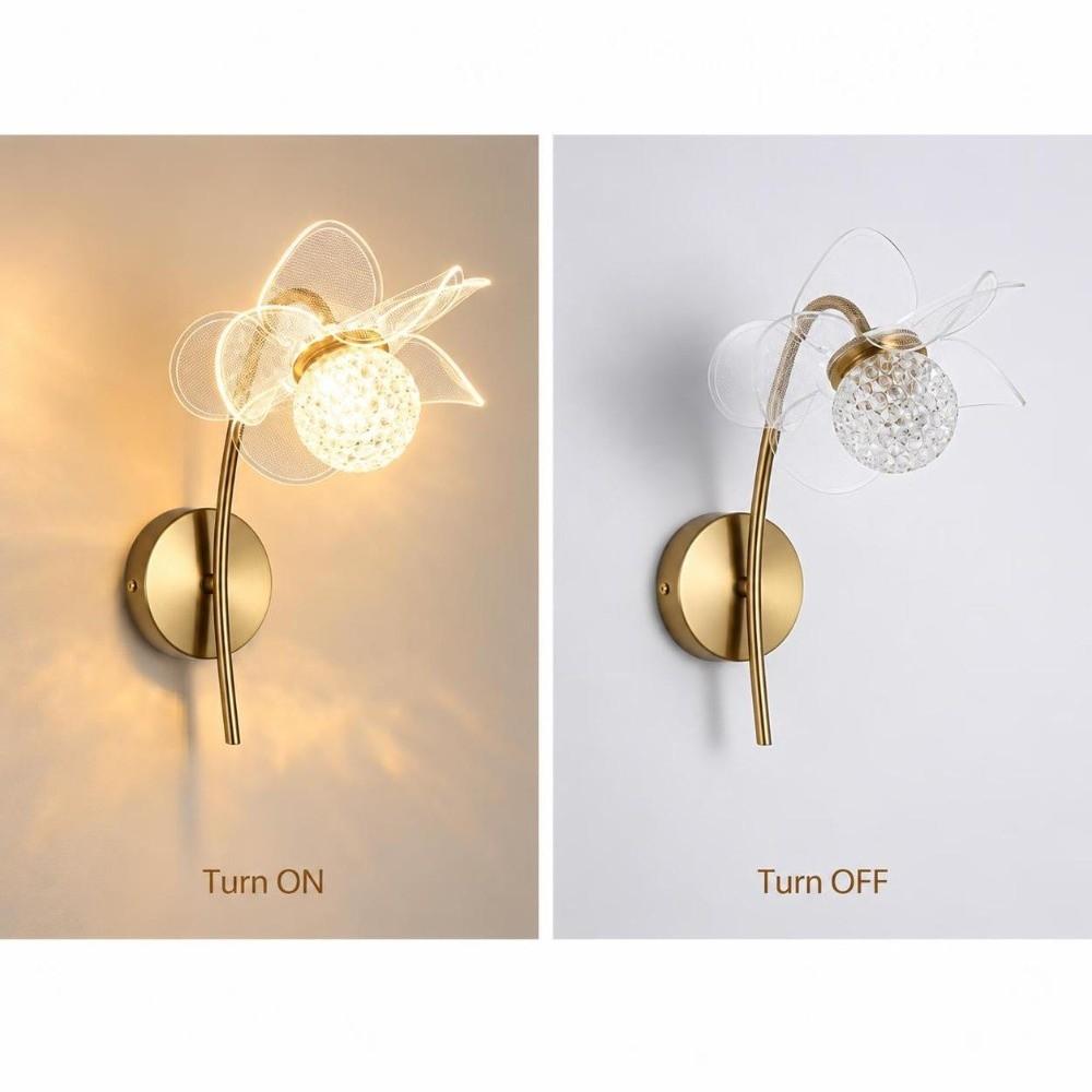 Flower Shaped Wall Sconce 6W Wall Light Stylish Sconce  Hallway
