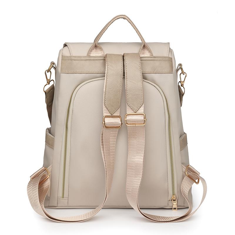Backpack Women's New Korean Version Large-capacity Anti-splashing Anti-theft Backpack Portable Simple Schoolbag