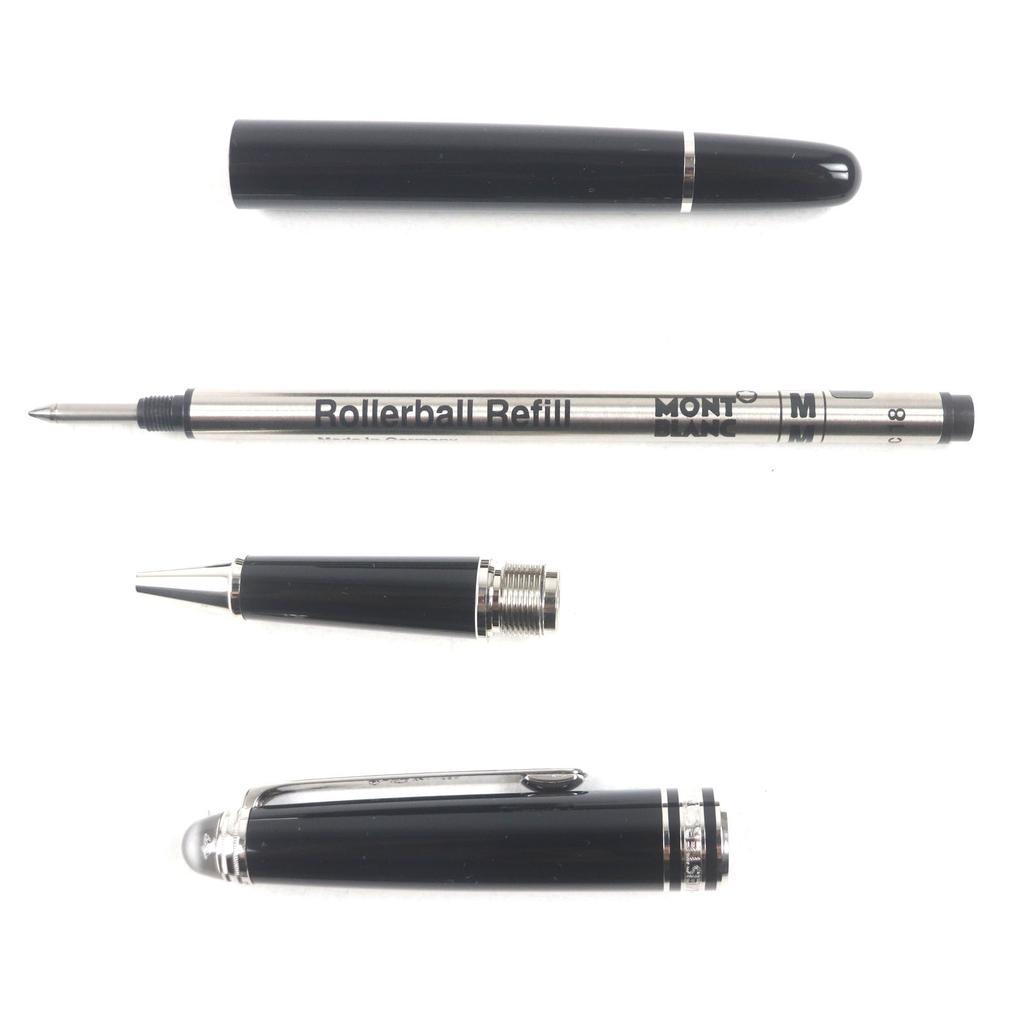 Excellent MONTBLANC Ballpoint Pen Meisterstck Classic Pix Black Silver Mens Used
