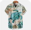 1116 Cool Cute Shark 1D Print Pattern Men's Shirt Street Casual Men's Shirt